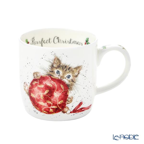 ロイヤル・ウースター レンデル クリスマスコレクション マグカップ 330ml 【Purrfect】 Christmas 子ネコ