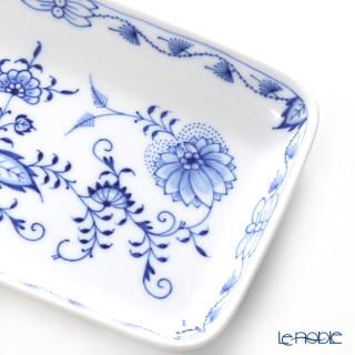 マイセン(Meissen) ブルーオニオン 800101／44060 長角皿 23×13cmの