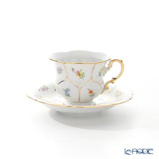 マイセン Meissen スキャタードフラワー 金彩縁 165 コーヒーカップ ソーサー 0ccの通販なら ブランド洋食器専門店 ル ノーブル Kaago カーゴ