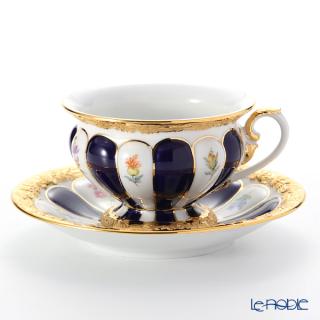 マイセン Meissen X Form 紺金彩 175 コーヒーカップ ソーサー 0cc 取手半金の通販なら ブランド洋食器専門店 ル ノーブル Kaago カーゴ