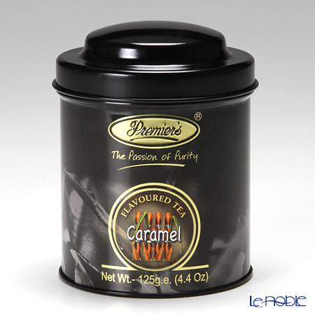 プリミアスティー(高級インド紅茶) オリジナルキャディー缶 125g キャラメル