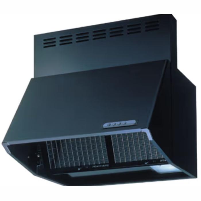 ナスラック 富士工業 BDRシリーズ レンジフード BDR-3HL-7517TNBK  スタンダード 間口75cm 高さ70cm シロッコファン式 ブーツ型 ブラック 沖縄・離島配送不可 商品画像2：ライフマーケットPLUS