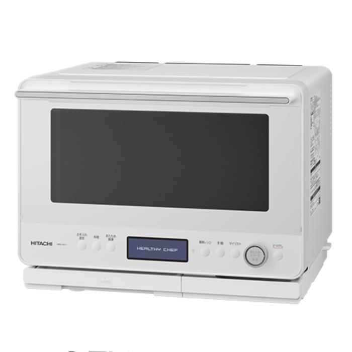 日立 HITACHI 過熱水蒸気オーブンレンジ MRO-W1C-W ワイド＆フラット庫内 ヘルシーシェフ 庫内容量 30L ホワイト 商品画像2：ライフマーケットPLUS