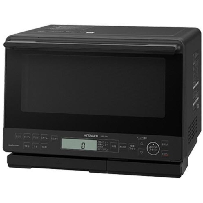 日立 HITACHI 過熱水蒸気オーブンレンジ MRO-S8C-K ワイド＆フラット庫内 ヘルシーシェフ 庫内容量 31L ブラック 商品画像2：ライフマーケットPLUS