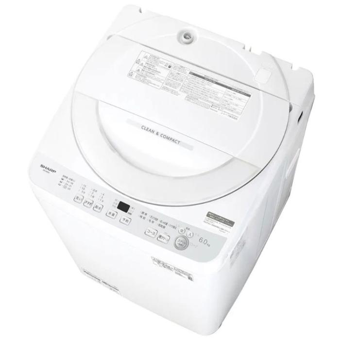 SHARP シャープ 洗濯機 全自動洗濯機 ES-GE6J-S 洗濯・脱水容量6kg ステンレ･･･