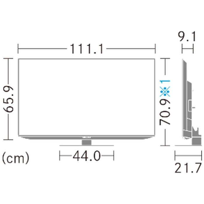 SHARP シャープ 4K液晶テレビ 4T-C50HN2 AQUOS アクオス 50V型 HN2ライン ネット動画対応 北海道・沖縄・離島配送不可 商品画像3：ライフマーケットPLUS