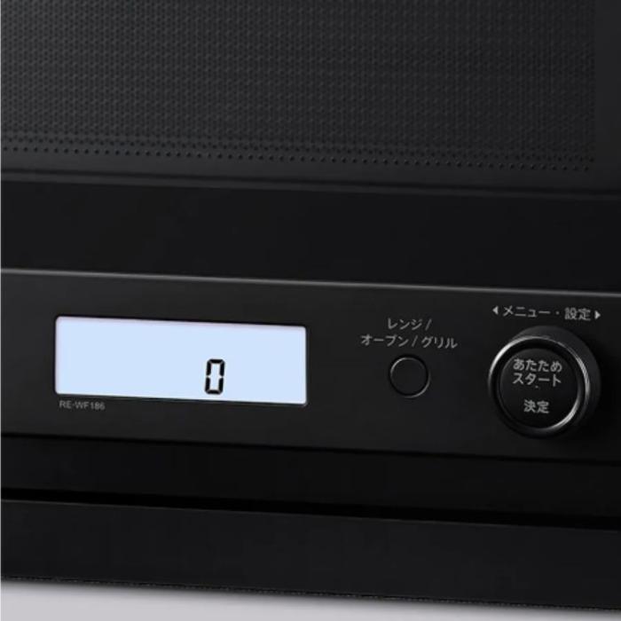 SHARP シャープ RE-WF186-B オーブンレンジ 18L PLAINLY プレーンリー ブラック 商品画像5：ライフマーケットPLUS