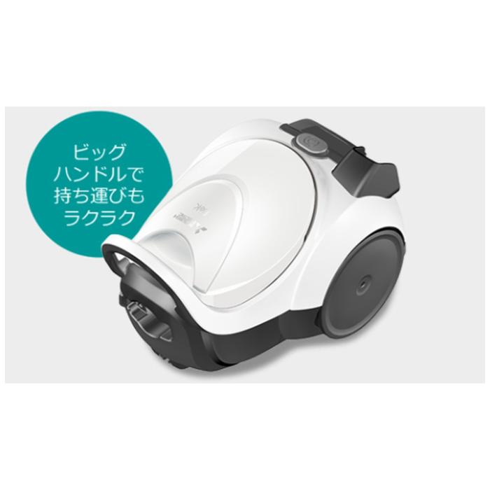 三菱電機 MITSUBISHI 掃除機 Be-k ビケイ 紙パック式掃除機 TC-FJ2F-W シャイニーホワイト 商品画像2：ライフマーケットPLUS