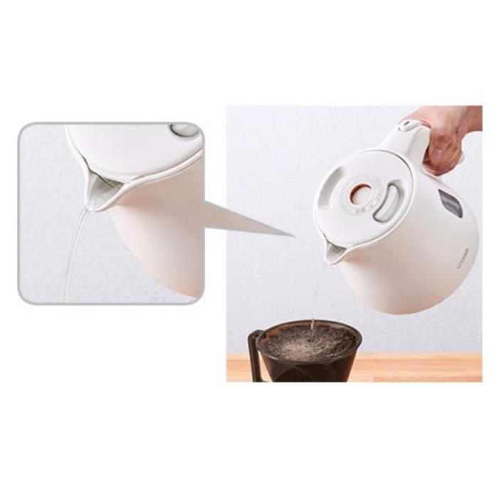 TIGER タイガー 電気ケトル PCM-A061-AS ＜5SAFE＋＞ 0.6L 省スチーム設計 スレートブルー 商品画像5：ライフマーケットPLUS