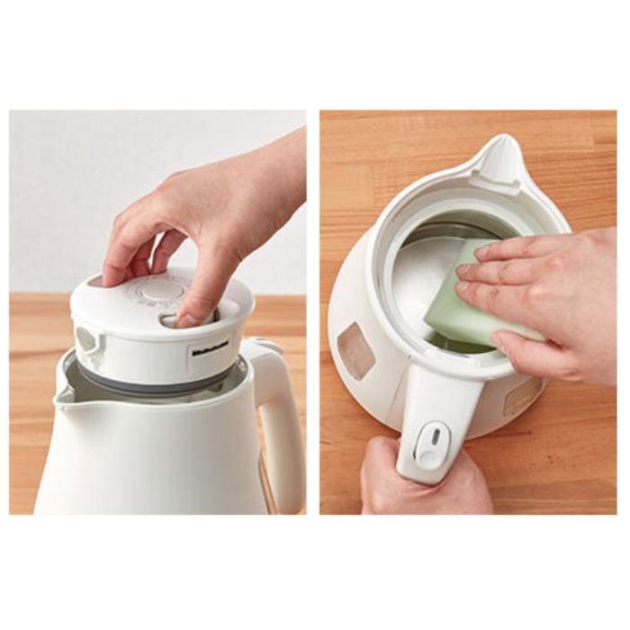 TIGER タイガー 電気ケトル PCM-A061-AS ＜5SAFE＋＞ 0.6L 省スチーム設計 スレートブルー 商品画像6：ライフマーケットPLUS