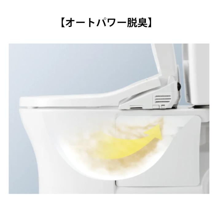 TOTO 温水洗浄便座 ウォシュレットSS TCF6554-NW1 SS3 レバー便器洗浄タイプ 瞬間式 ホワイト 商品画像5：ライフマーケットPLUS