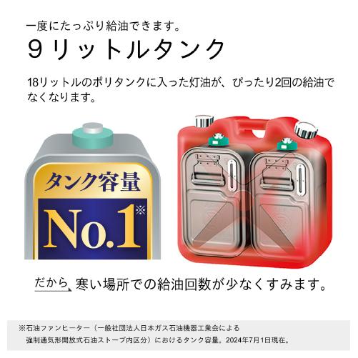 お取り寄せ DAINICHI ダイニチ 石油ファンヒーター FW-3624L-W ムーンホワイト Lタイプ 商品画像3：ライフマーケットPLUS