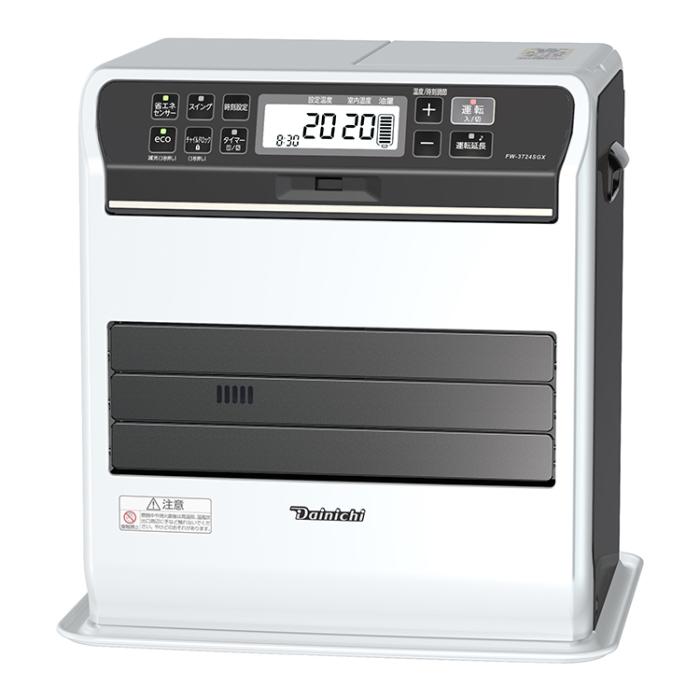 DAINICHI ダイニチ 石油ファンヒーター SGX TYPE FW-3724SGX-W 木造10畳/コンクリート13畳 2024年モデル プレミアムマットホワイト 商品画像2：ライフマーケットPLUS