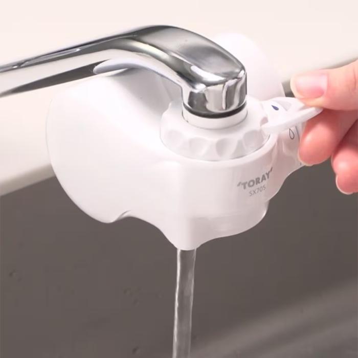 東レ TORAY 蛇口直結型 浄水器 トレビーノ SX705T-TSET 本体+交換カートリッジ1個付き スーパースリム 商品画像5：ライフマーケットPLUS