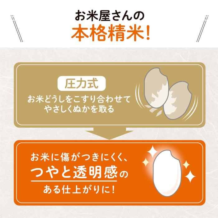 象印 ZOJIRUSHI 精米機 つきたて風味 BR-WB10-WA 1升タイプ ホワイト 圧力式 商品画像4：ライフマーケットPLUS