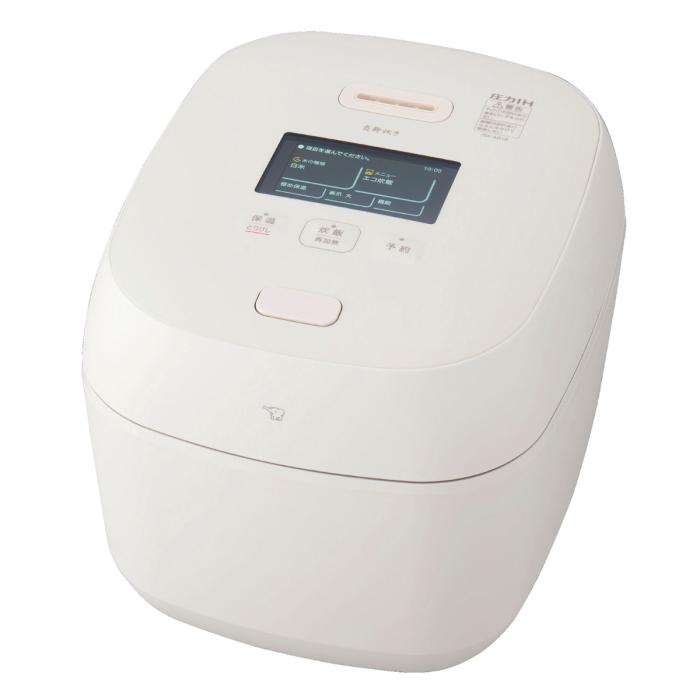 象印 ZOJIRUSHI 炊飯器 圧力IH炊飯ジャー 炎舞炊き NX-AB18-WZ 1升炊き 白