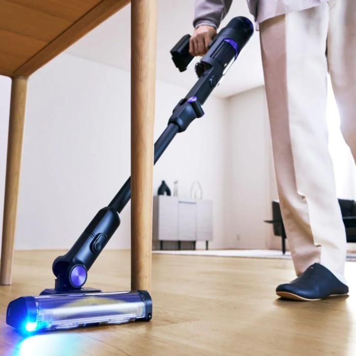 Shark シャーク コードレススティッククリーナー 掃除機 IW4271JBK PowerClean 360 サイクロン式 ピュアブラック 商品画像3：ライフマーケット