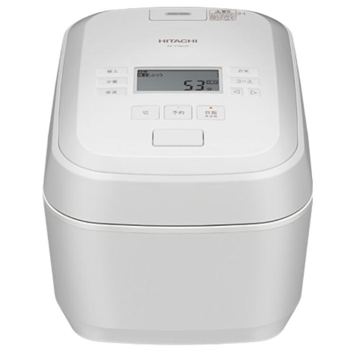 日立 HITACHI 圧力＆スチーム IHジャー炊飯器  ふっくら御膳 RZ-V100JM-W 蒸気カット 圧騰甘み炊きフロストホワイト 商品画像2：ライフマーケット