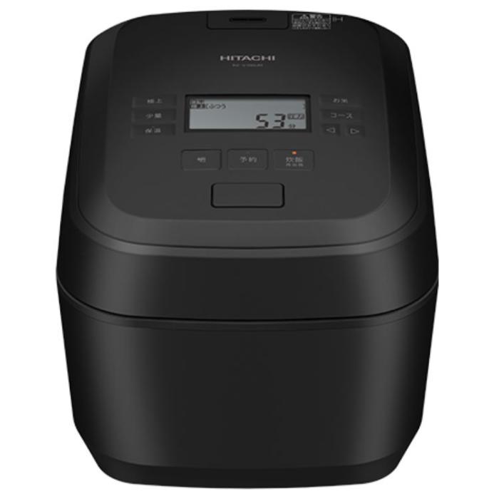 日立 HITACHI 圧力＆スチーム IHジャー炊飯器  ふっくら御膳 RZ-V100JM-K 蒸気カット 圧騰甘み炊きフロストブラック 商品画像2：ライフマーケット