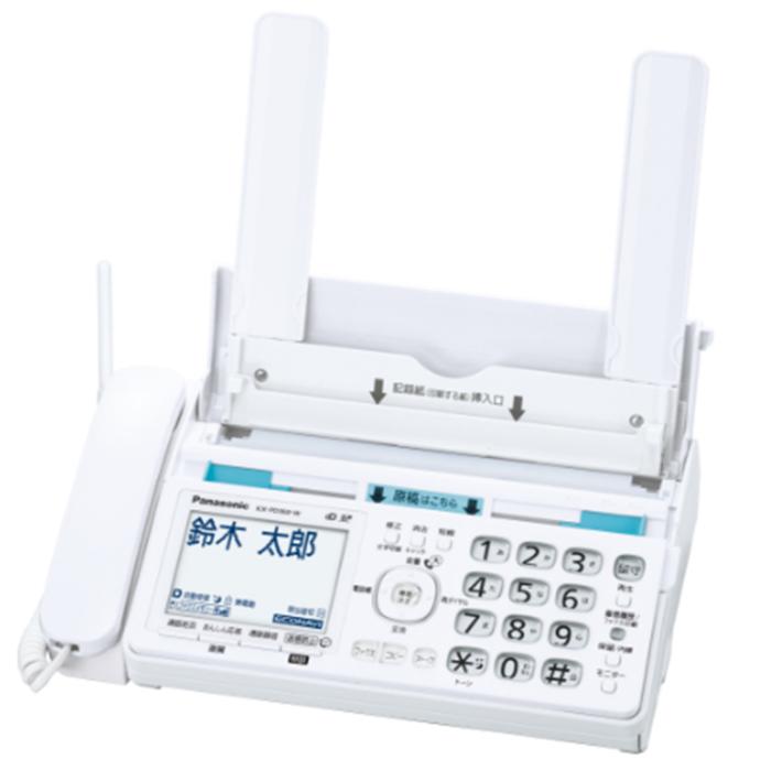 Panasonic パナソニック デジタルコードレス普通紙ファクス 子機1台付き FAX ファックス KX-PD360DL-W ホワイト 商品画像3：ライフマーケット