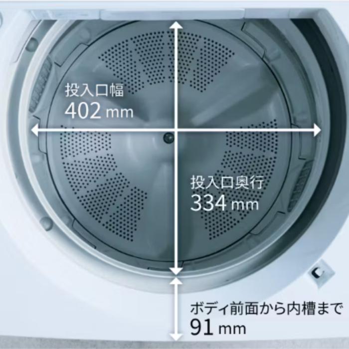 北海道・沖縄・離島配送不可 パナソニック Panasonic 全自動洗濯機 NA-FA10H6-W 洗濯・脱水容量10kg スゴ落ち泡洗浄 ホワイト 商品画像3：ライフマーケット