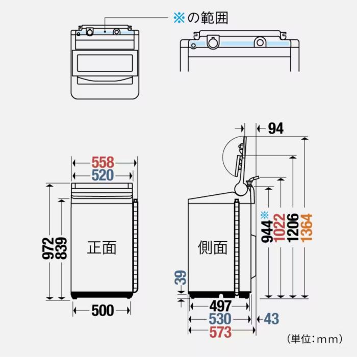 北海道・沖縄・離島配送不可 パナソニック Panasonic NA-FA7H6-C 全自動洗濯機 スゴ落ち泡洗浄 洗濯･脱水容量7kg ナチュラルベージュ 商品画像4：ライフマーケット