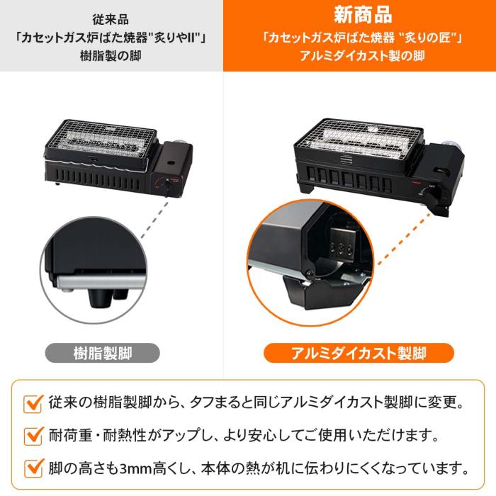 Iwatani イワタニ カセットガス 炉ばた焼器 炙りの匠 CB-ABT-1 カセットコンロ ホームメイドシリーズ 商品画像3：ライフマーケット