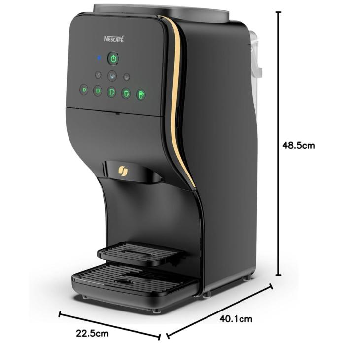 ネスレ ネスカフェ ゴールドブレンド バリスタ Duo[デュオ] HPM9637-PB プレミアムブラック コーヒーメーカー 商品画像2：ライフマーケット