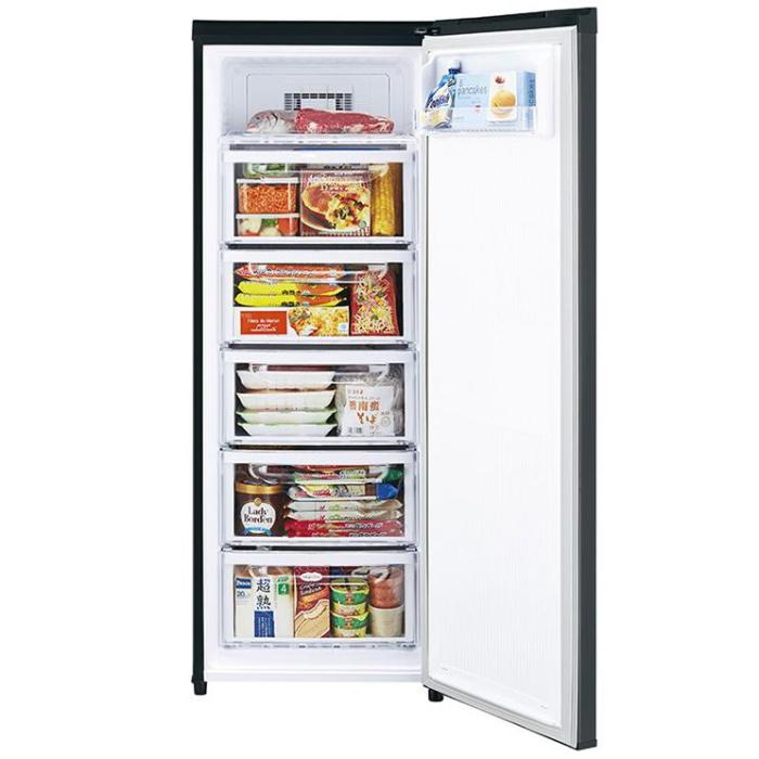 【02月19日入荷予定】三菱電機 MITSUBISHI 冷凍庫 ホームフリーザー Uシリーズ 右開き MF-U14K-B 144L サファイアブラック 離島配送不可 商品画像2：ライフマーケット