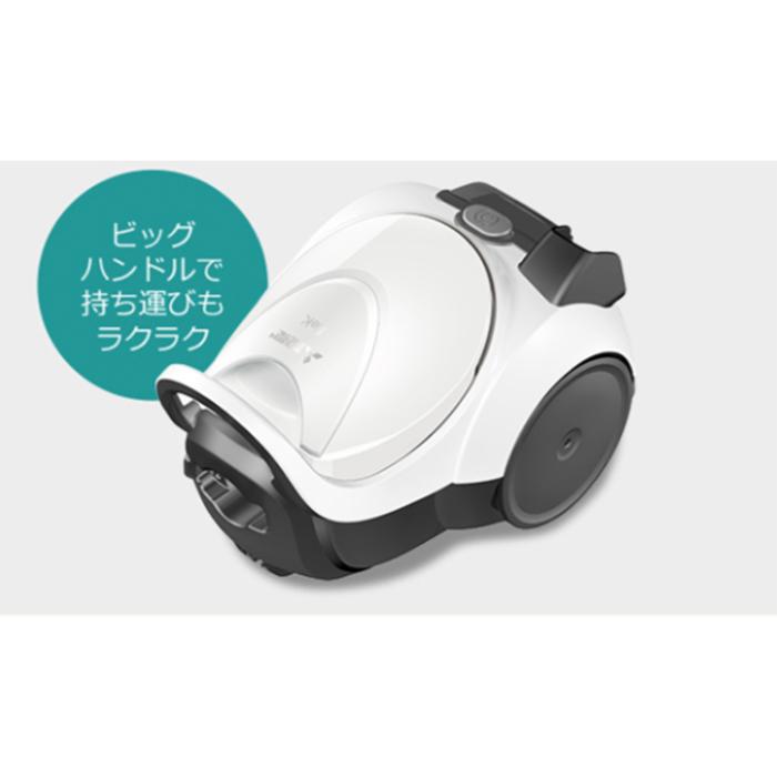 三菱電機 MITSUBISHI 掃除機 Be-K ビケイ TC-FJ2E-W 紙パック式掃除機 自走式パワーブラシ シャイニーホワイト 商品画像4：ライフマーケット
