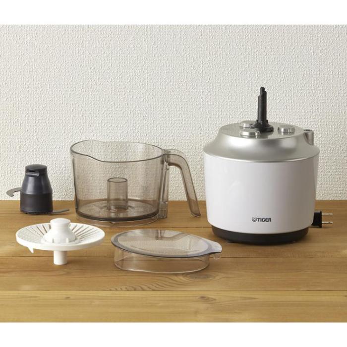 TIGER タイガー SKU-A100-WM 良い音設計 コードリール 時短調理 食洗機対応 ミスティホワイト 商品画像2：ライフマーケット