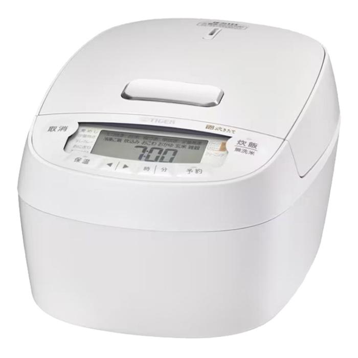 TIGER タイガー 炊飯器 炊きたて JPV-X100-WO 圧力IHジャー炊飯器 5.5合炊き オフホワイト 商品画像1：ライフマーケット