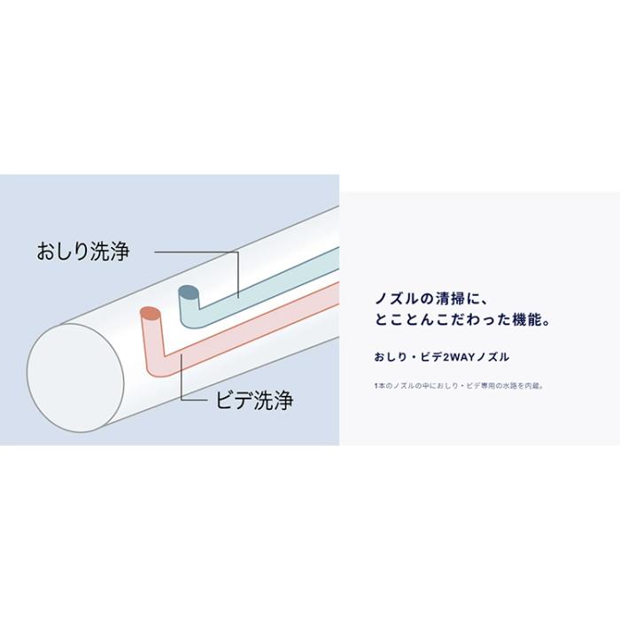 TOTO 温水洗浄便座 ウォシュレットTCF8CKM21-SR2 瞬間式 KMシリーズ パステルピンク 商品画像3：ライフマーケット