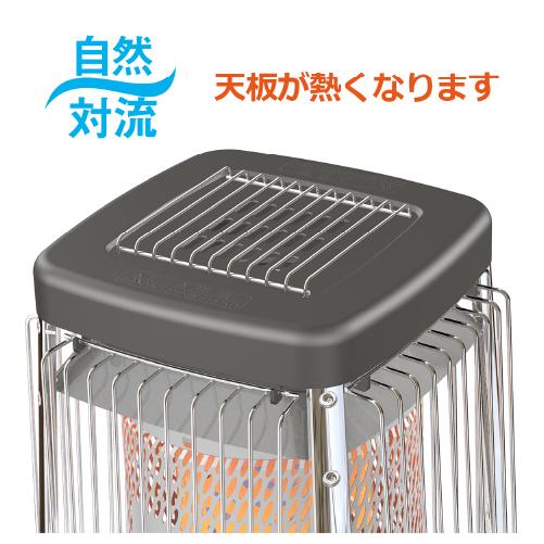 DAINICHI ダイニチ FMシリーズ FM-10C2-H 業務用石油ストーブ 温風ファン付き メタリックグレー					 商品画像3：ライフマーケット