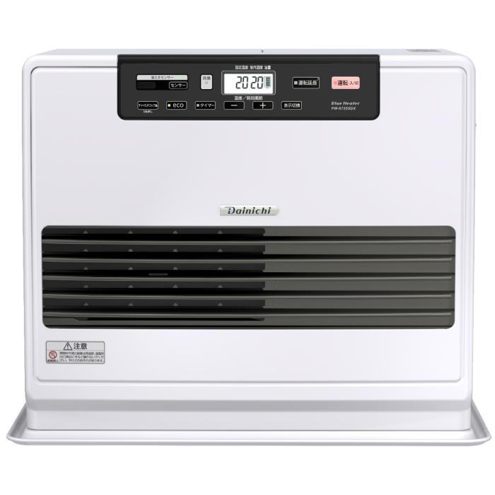 【お取り寄せ商品】DAINICHI ダイニチ 石油ファンヒーター FW-6725SDX-W 2025年モデル 木造17畳/コンクリート24畳 SDX TYPE 商品画像2：ライフマーケット