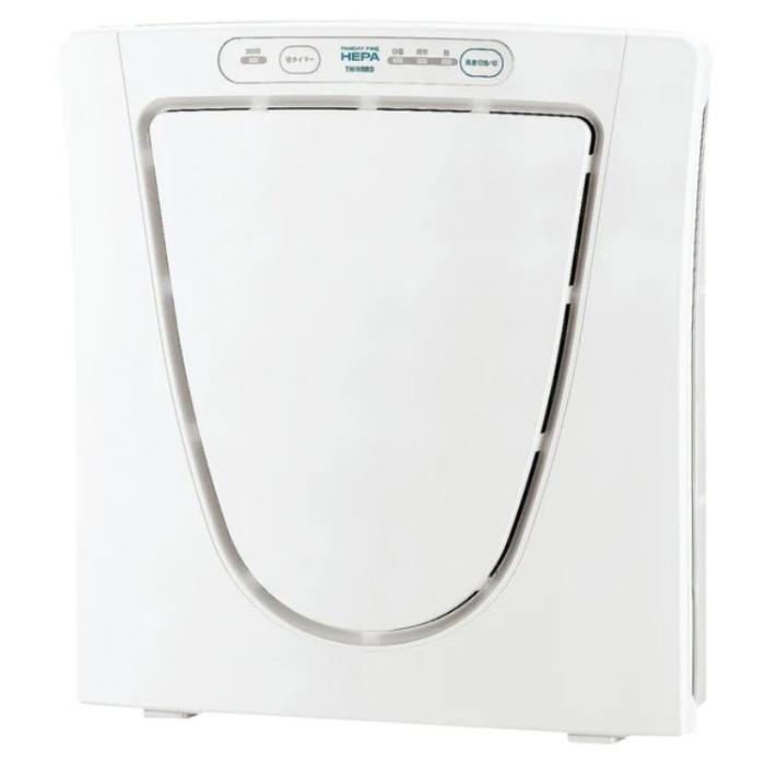 ツインバード TWINBIRD 空気清浄機 ファンディファイン ヘパ AC-4238W 12畳タイプ ハウスダスト99.97%除去 脱臭フィルター付き ホワイト 商品画像2：ライフマーケット