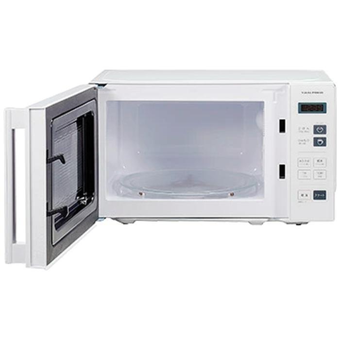 ユアサプライムス ヘルツフリー 電子レンジ PRE-690HFG-W ホワイト 庫内容量17L 単機能 ターンテーブル 商品画像3：ライフマーケット
