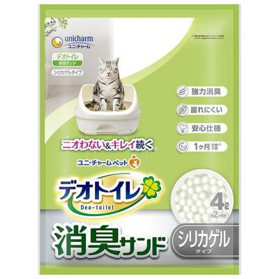 【ユニ・チャーム】デオトイレ　消臭サンド　４Ｌ ☆ペット用品 ※お取り寄せ･･･