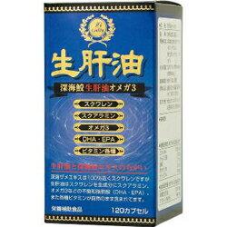 【ウエルネスジャパン】生肝油オメガ３　１２０カプセル ※お取り寄せ商品