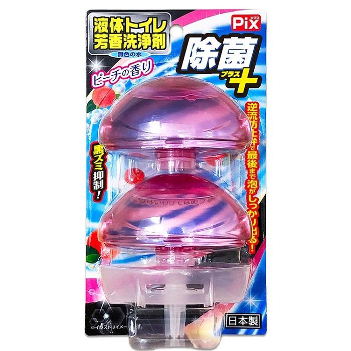 【ライオンケミカル】Pix 除菌+ 液体トイレ芳香洗浄剤 ピーチの香り 本体+替･･･