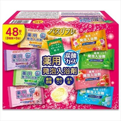 【ライオンケミカル】バスリフレ 薬用発泡入浴剤 48錠入 〔医薬部外品〕