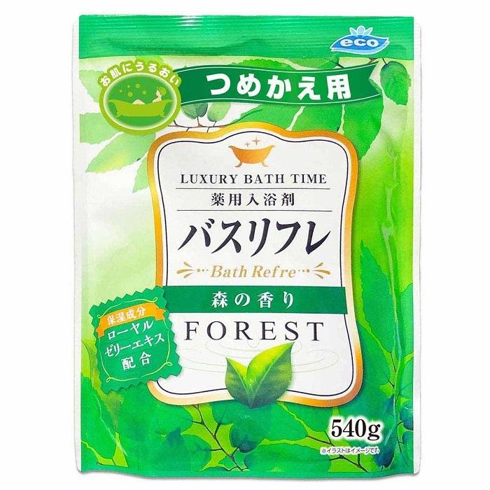 【ライオンケミカル】バスリフレ 薬用入浴剤 森の香り 詰替用 540g 〔医薬部･･･