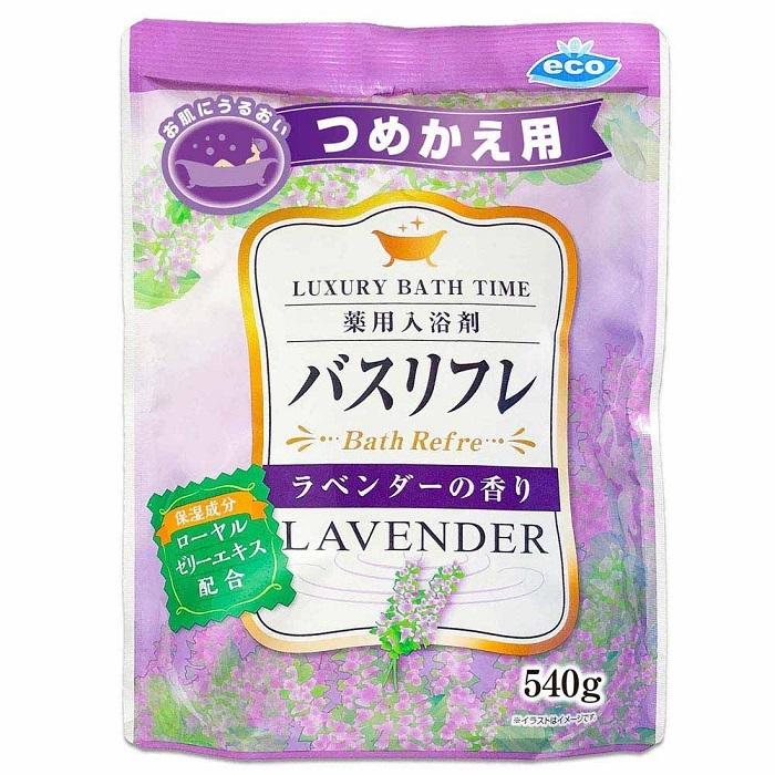 【ライオンケミカル】バスリフレ 薬用入浴剤 ラベンダーの香り 詰替用 540g ･･･
