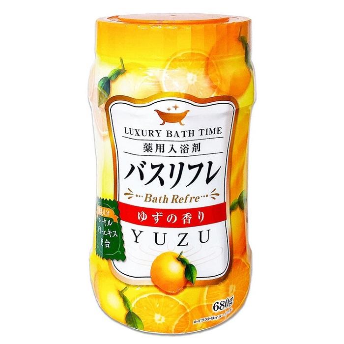 【ライオンケミカル】バスリフレ 薬用入浴剤 ゆずの香り 680g 〔医薬部外品〕･･･