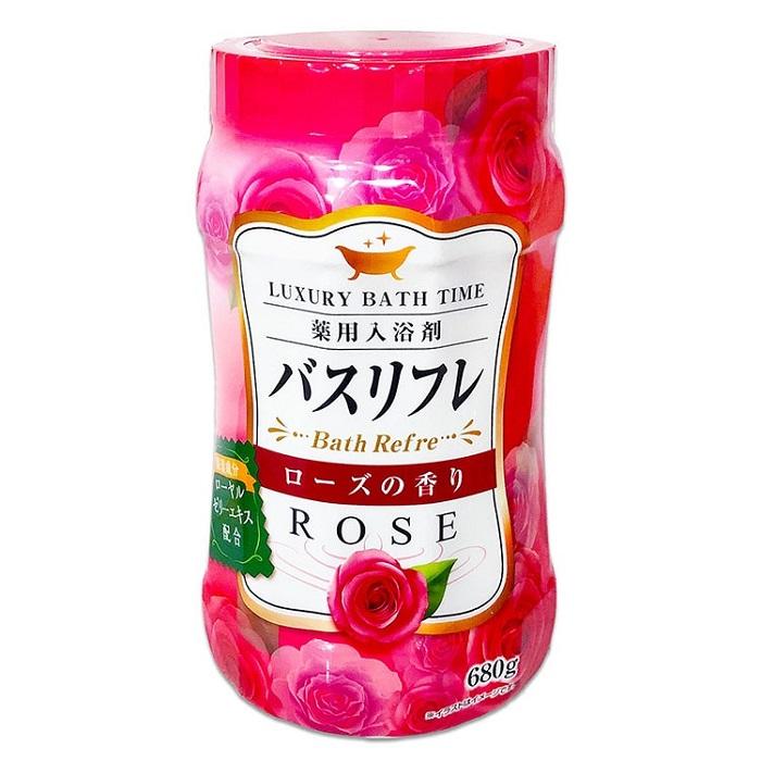 【ライオンケミカル】バスリフレ 薬用入浴剤 ローズの香り 680g 〔医薬部外品･･･