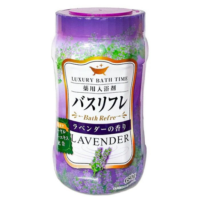 【ライオンケミカル】バスリフレ 薬用入浴剤 ラベンダーの香り 680g 〔医薬部･･･
