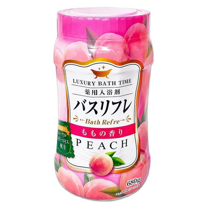 【ライオンケミカル】バスリフレ 薬用入浴剤 桃の香り 680g 〔医薬部外品〕 ･･･