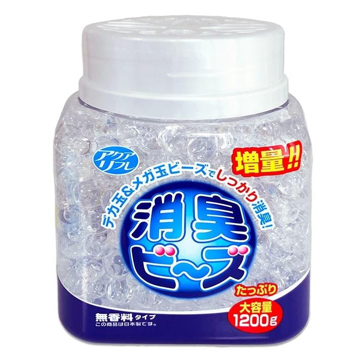【ライオンケミカル】アクアリフレ 消臭ビーズ 無香料 大容量 本体 1200g ※･･･