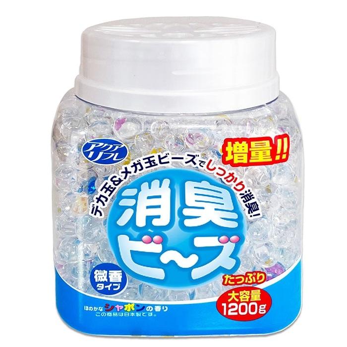 【ライオンケミカル】アクアリフレ 消臭ビーズ 微香タイプ シャボンの香り 大･･･