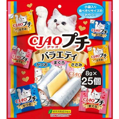 【いなばペットフード】ＣＩＡＯプチ　バラエティ　８ｇ×２５個 ☆ペット用･･･